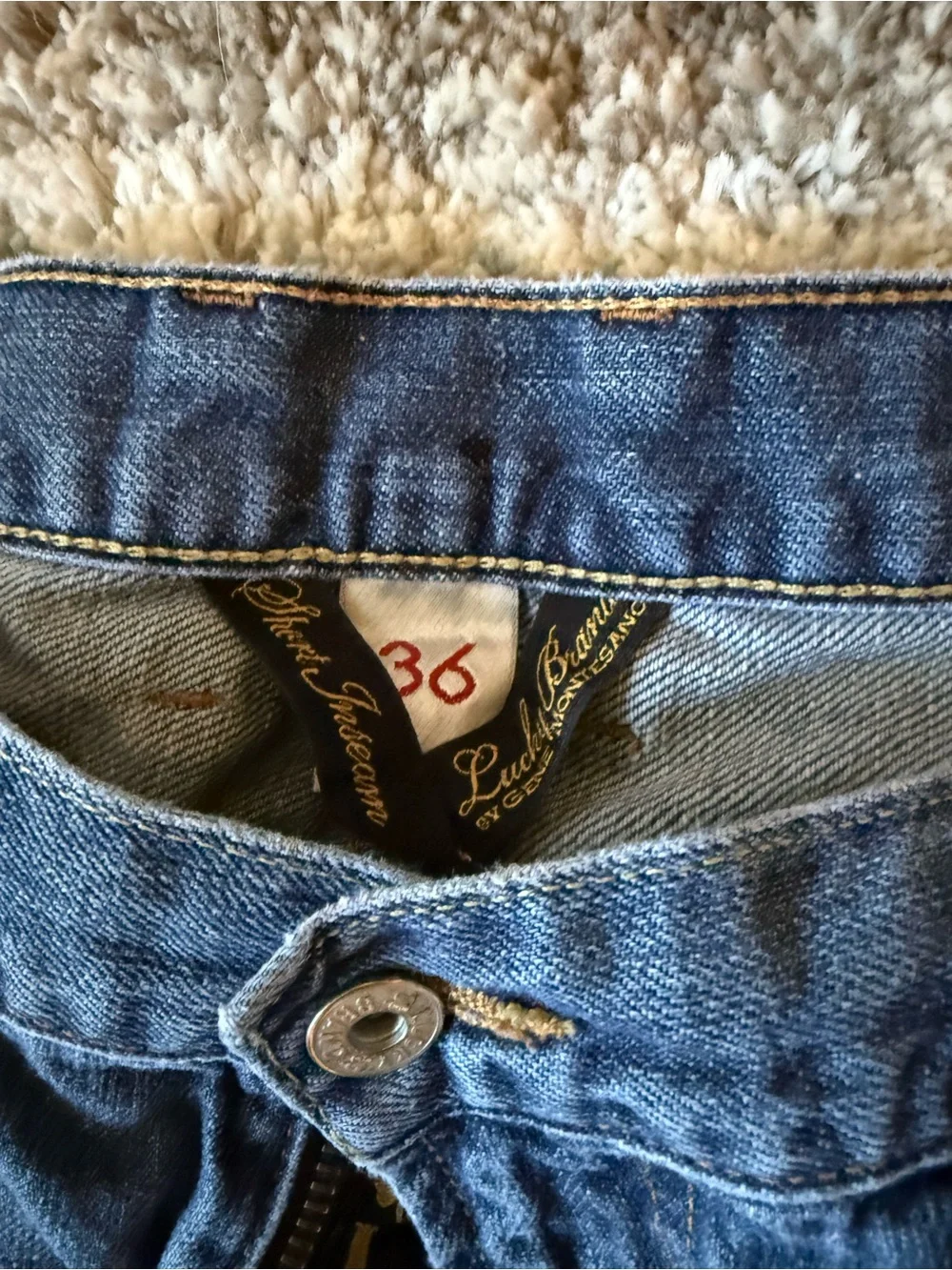 Lucky Brand Men’s Blue Relaxed Straight Jeans